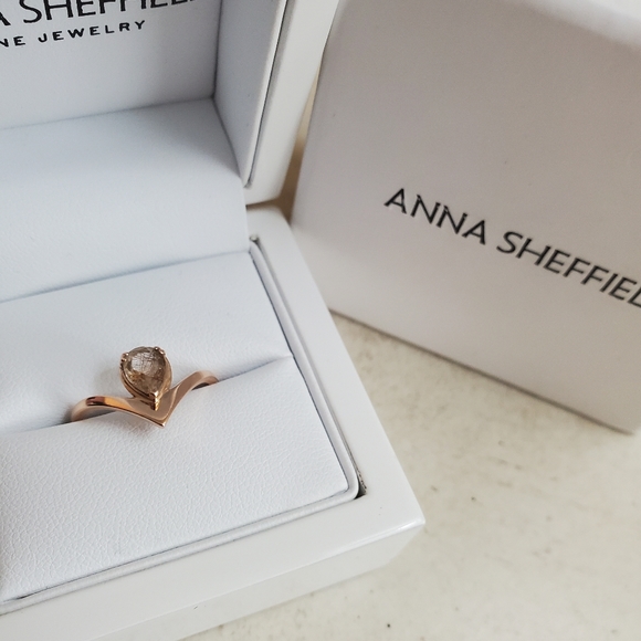 14k Rose Gold Anna Sheffield Ring - Picture 3 of 5